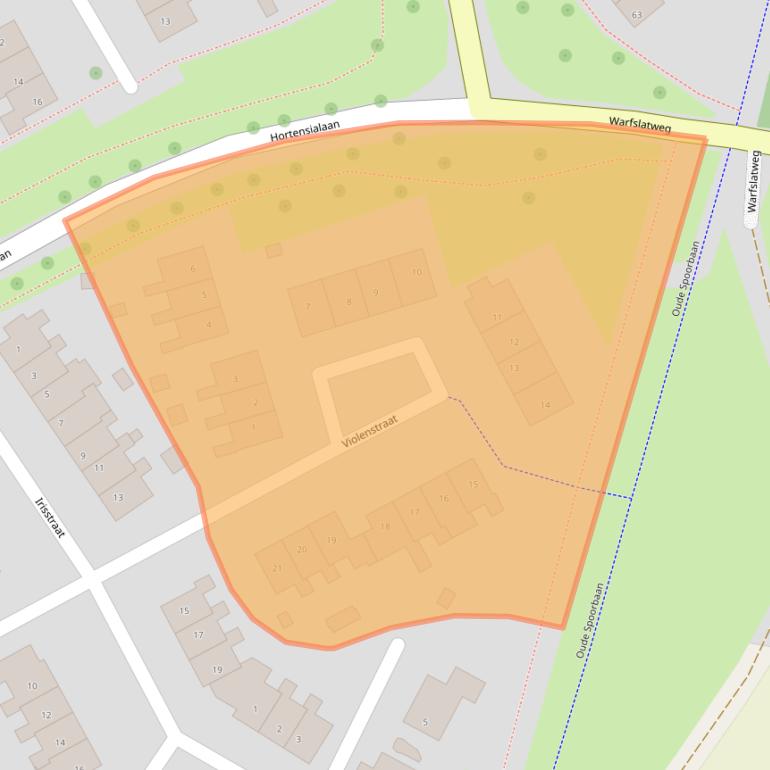 Kaart van postcodegebied 7151VS.