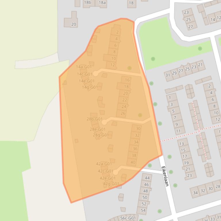 Kaart van postcodegebied 7151WV.