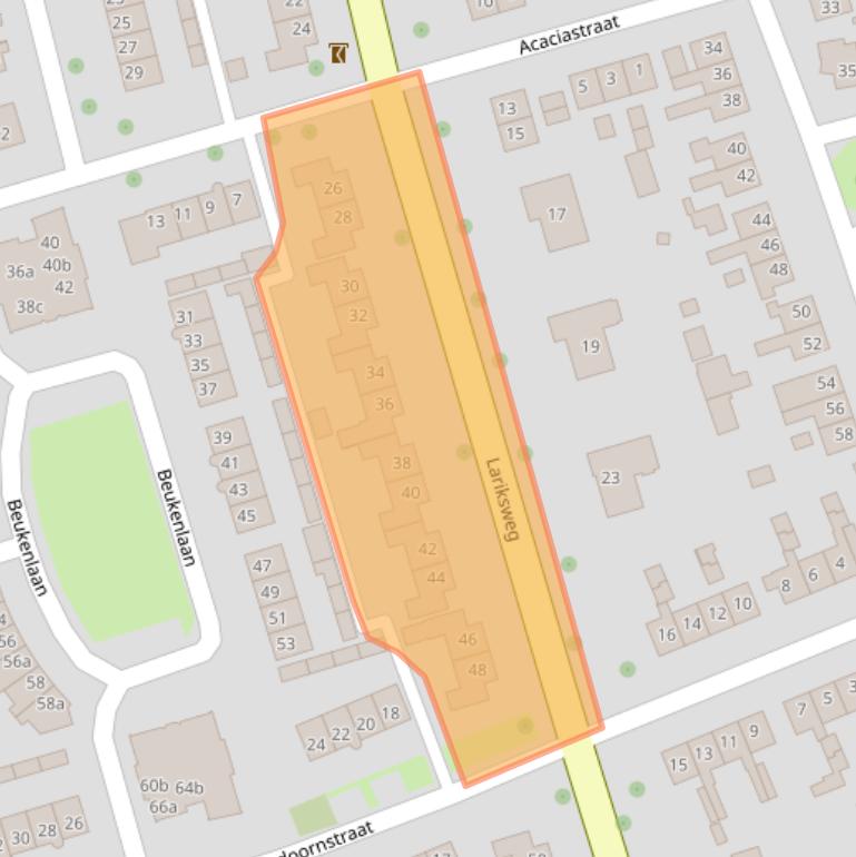 Kaart van postcodegebied 7151XT.