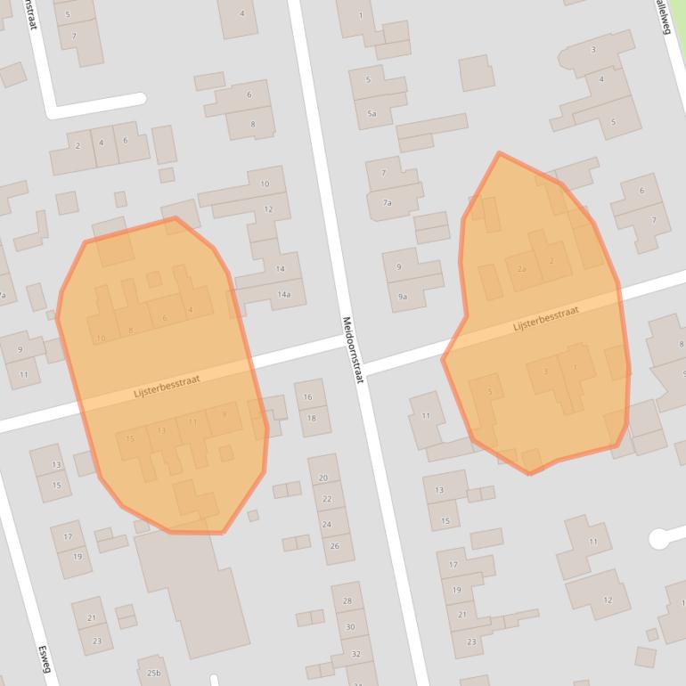 Kaart van postcodegebied 7151ZX.