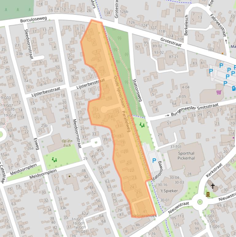 Kaart van postcodegebied 7151ZZ.