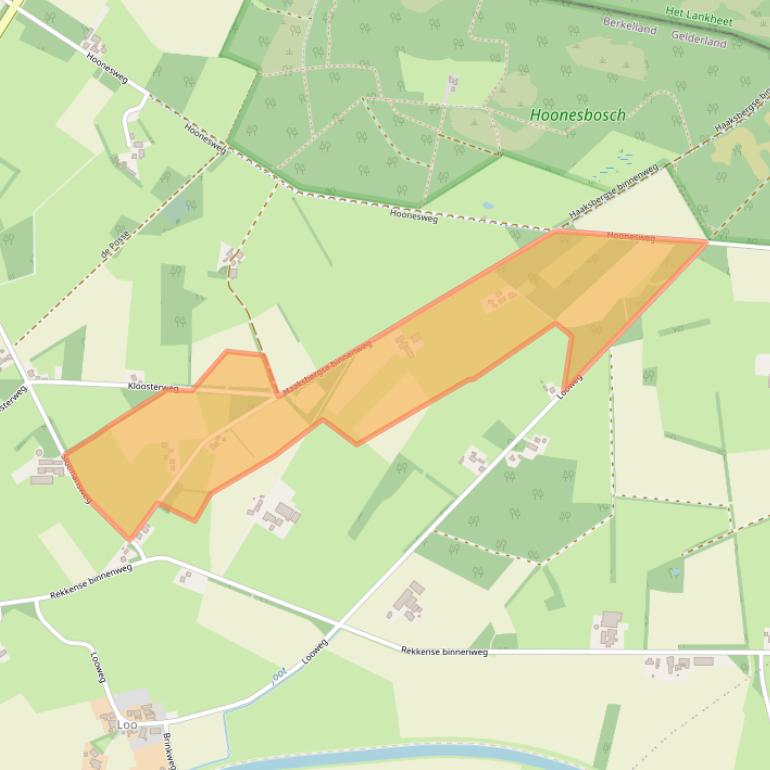 Kaart van postcodegebied 7152AE.