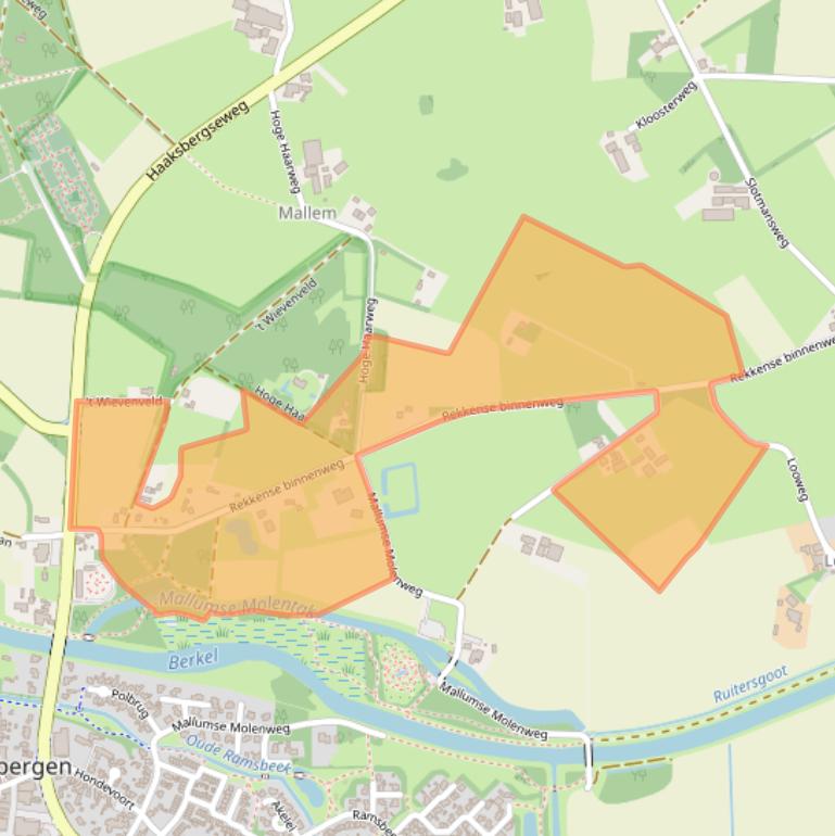 Kaart van postcodegebied 7152AN.