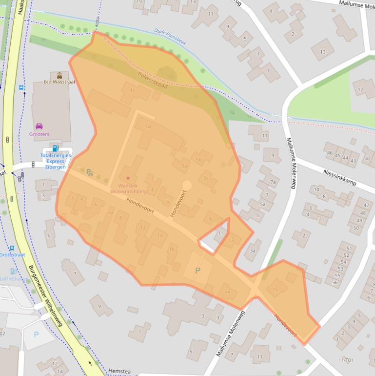 Kaart van postcodegebied 7152BA.