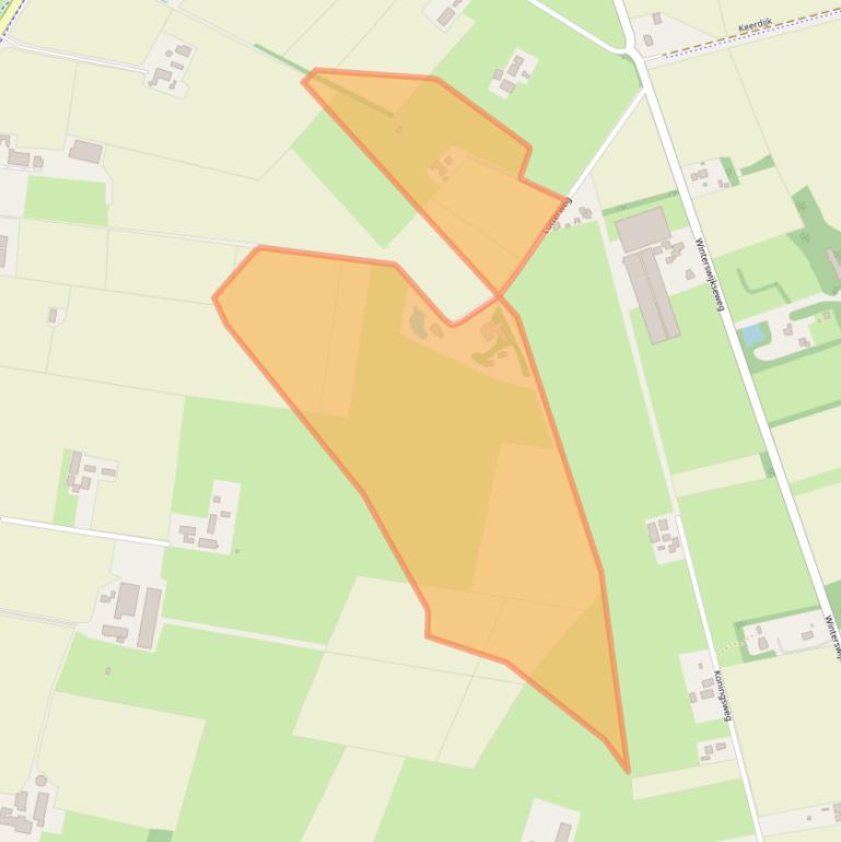 Kaart van postcodegebied 7152CC.