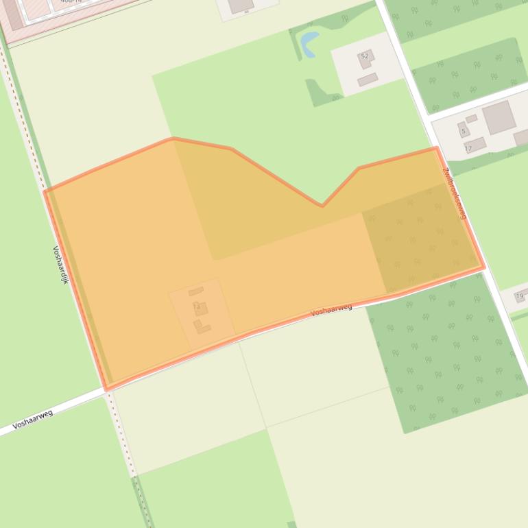 Kaart van postcodegebied 7152CJ.