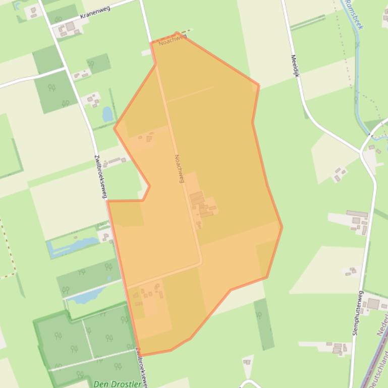 Kaart van postcodegebied 7152CN.