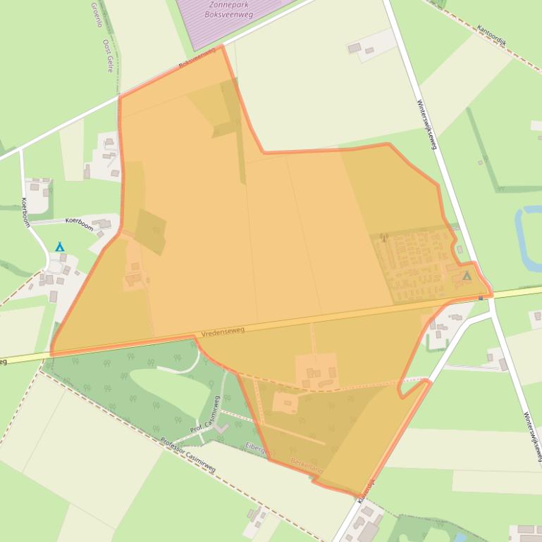 Kaart van postcodegebied 7152DJ.