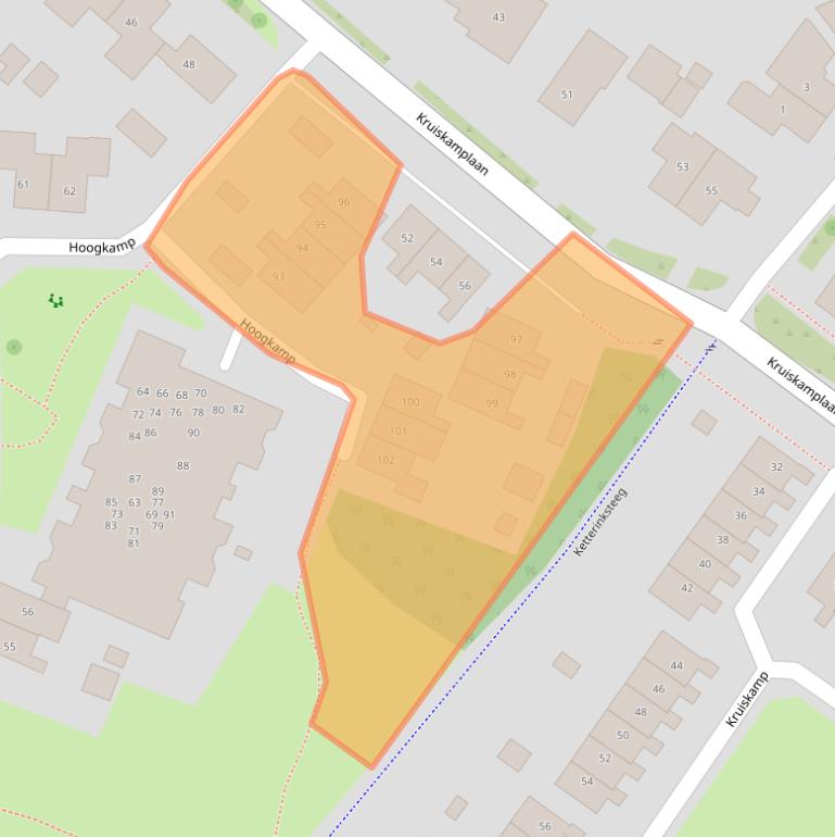 Kaart van postcodegebied 7152GM.