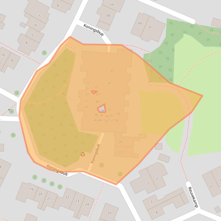 Kaart van postcodegebied 7152GR.