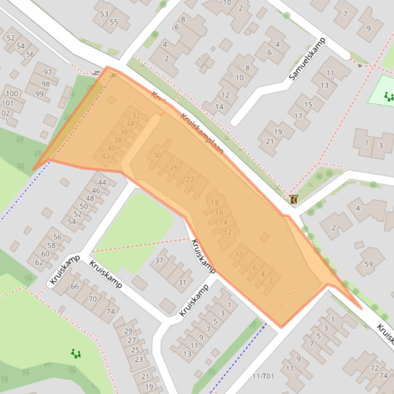 Kaart van postcodegebied 7152JG.