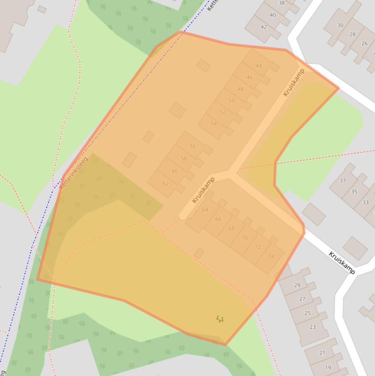 Kaart van postcodegebied 7152JH.