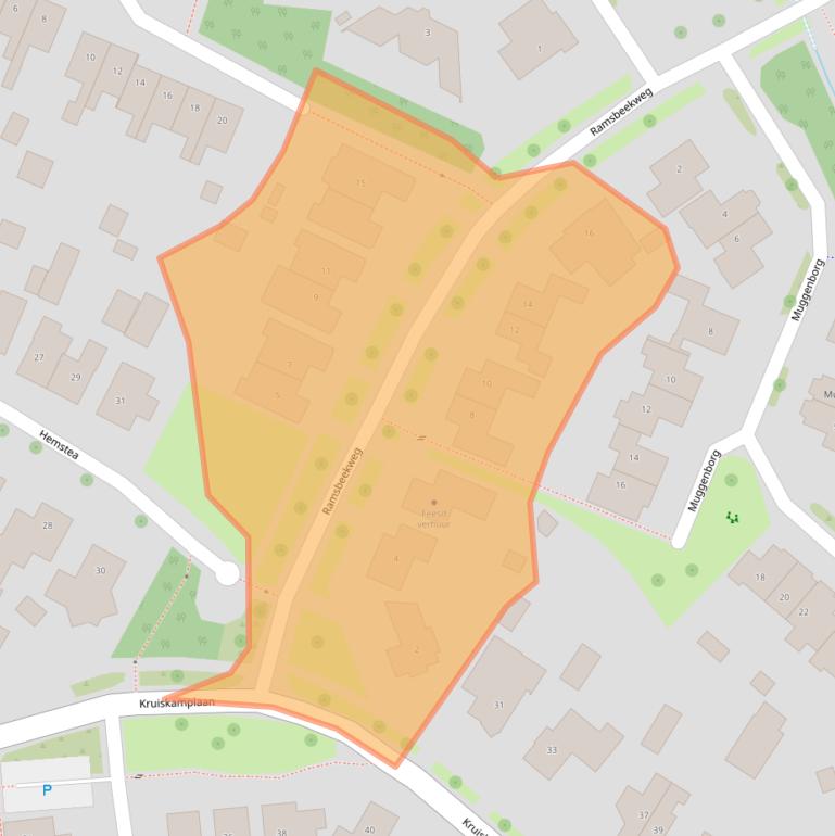 Kaart van postcodegebied 7152JT.