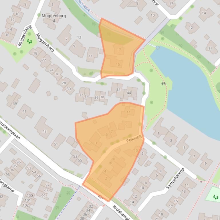 Kaart van postcodegebied 7152JV.