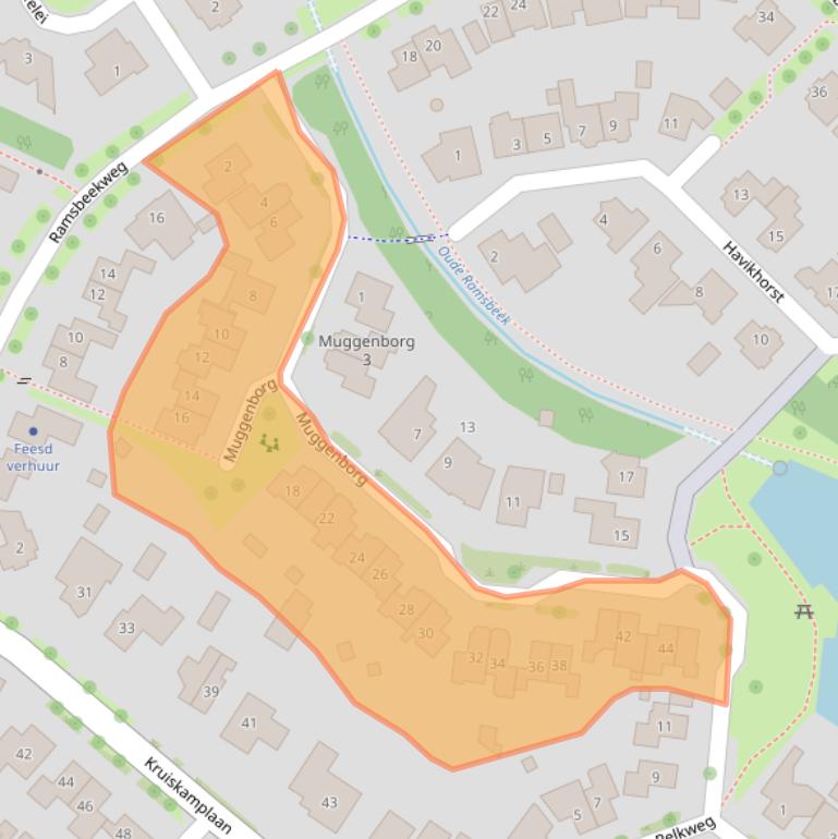 Kaart van postcodegebied 7152JZ.