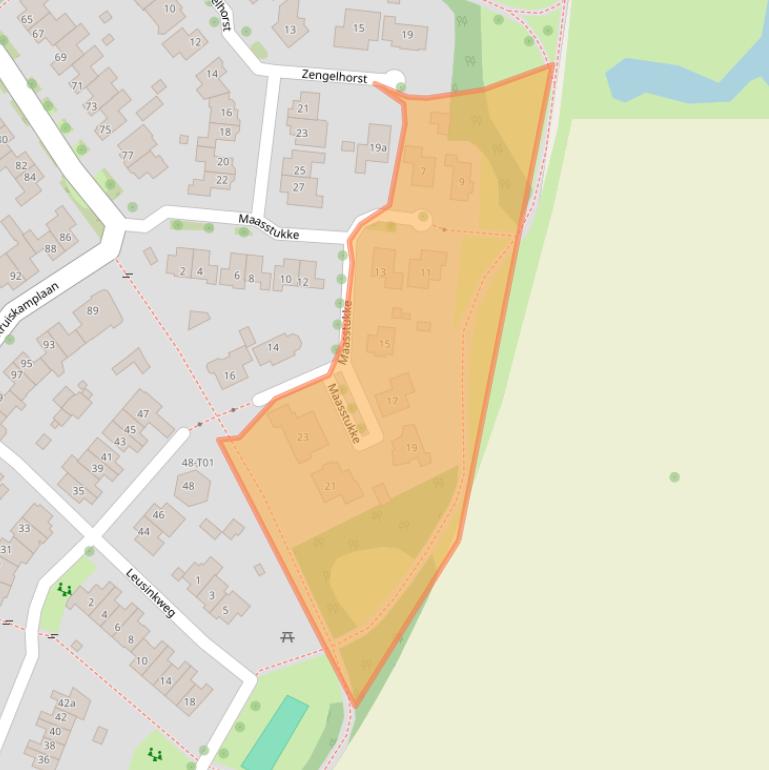 Kaart van postcodegebied 7152KE.