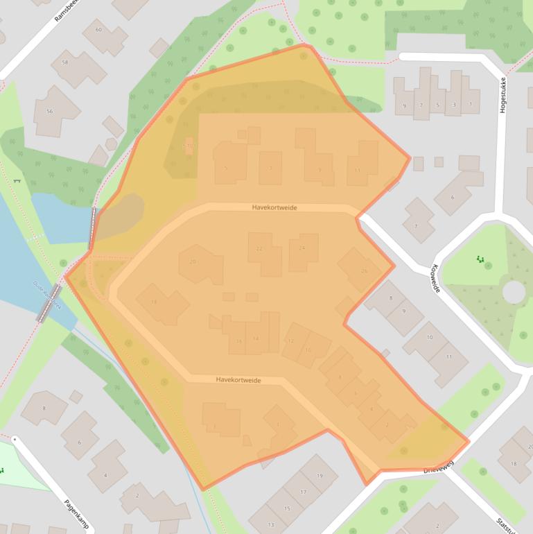 Kaart van postcodegebied 7152KJ.
