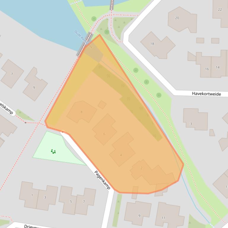Kaart van postcodegebied 7152KN.