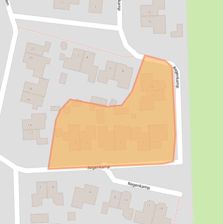Kaart van postcodegebied 7156JS.