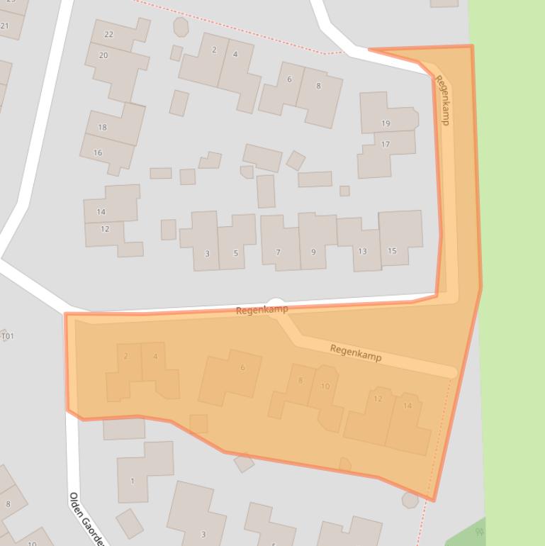 Kaart van postcodegebied 7156JT.