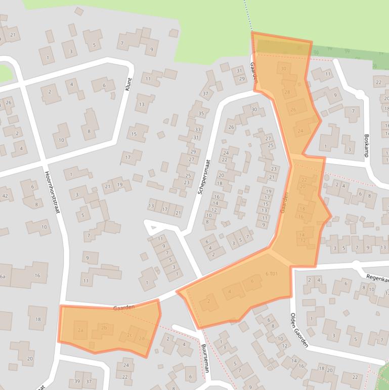 Kaart van postcodegebied 7156JW.