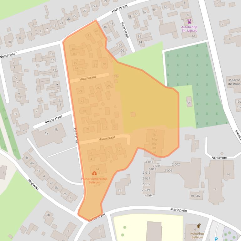 Kaart van postcodegebied 7156LN.