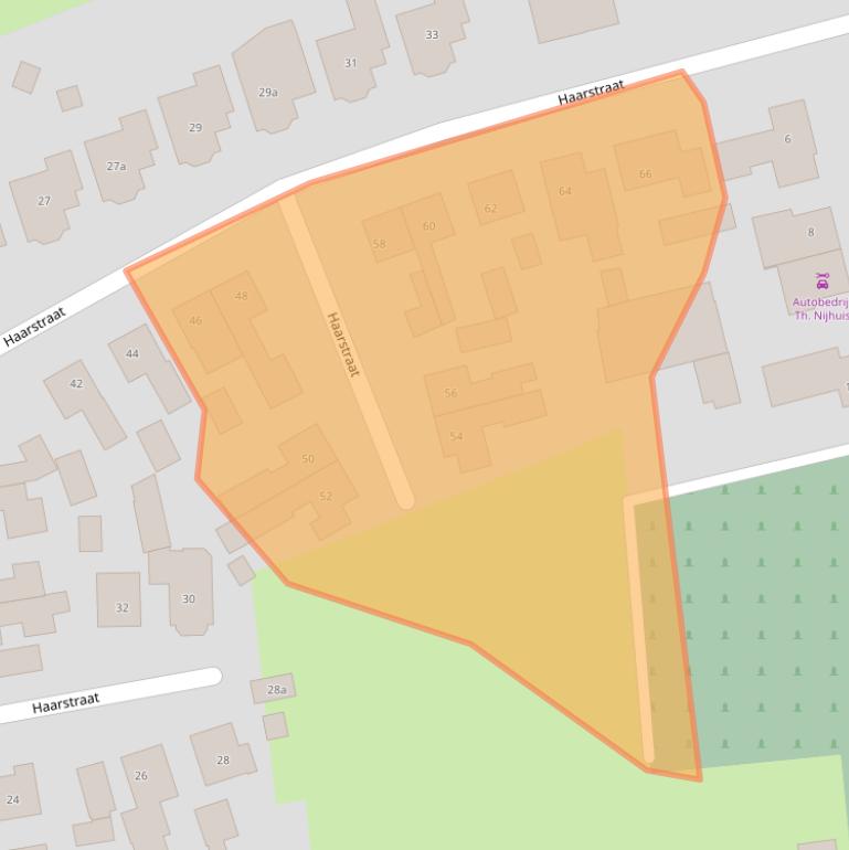 Kaart van postcodegebied 7156LP.