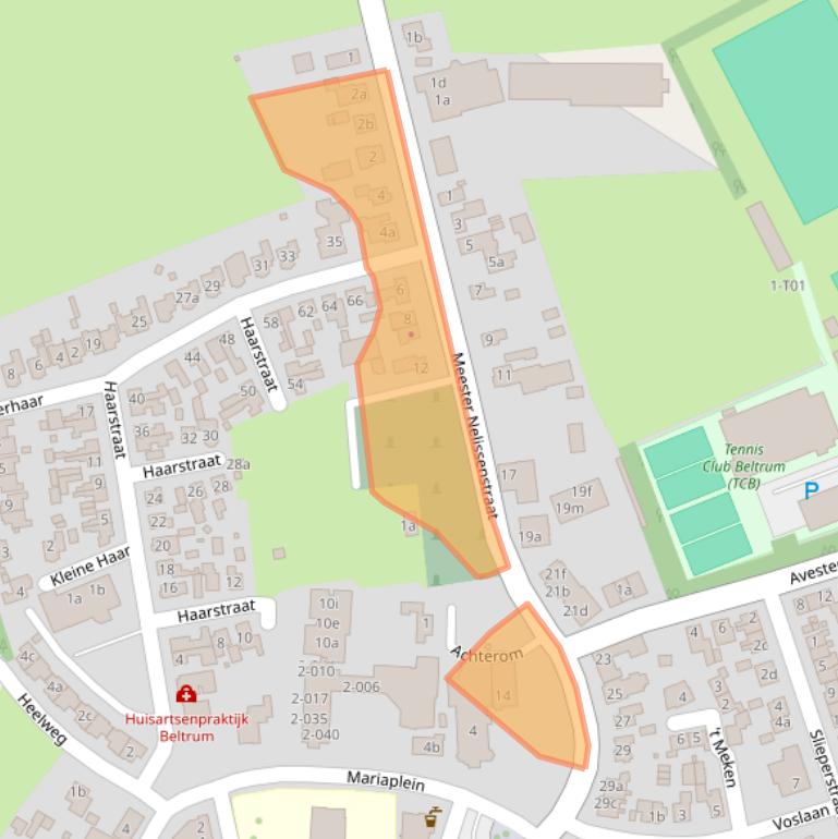 Kaart van postcodegebied 7156MC.