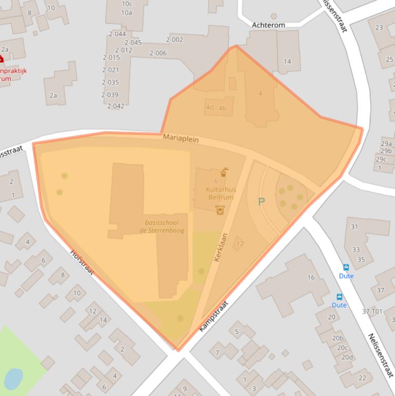 Kaart van postcodegebied 7156MG.