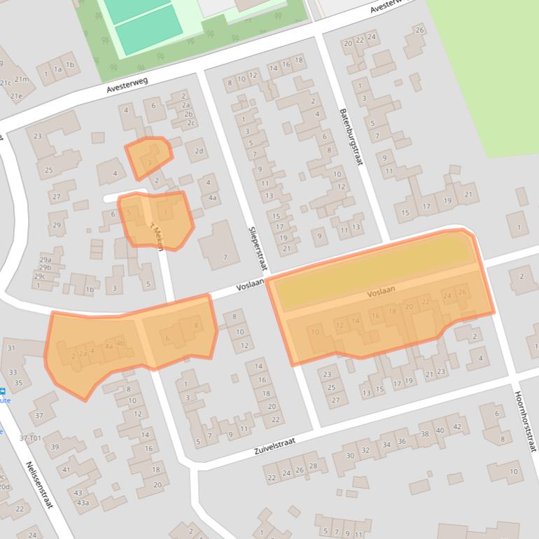 Kaart van postcodegebied 7156MP.