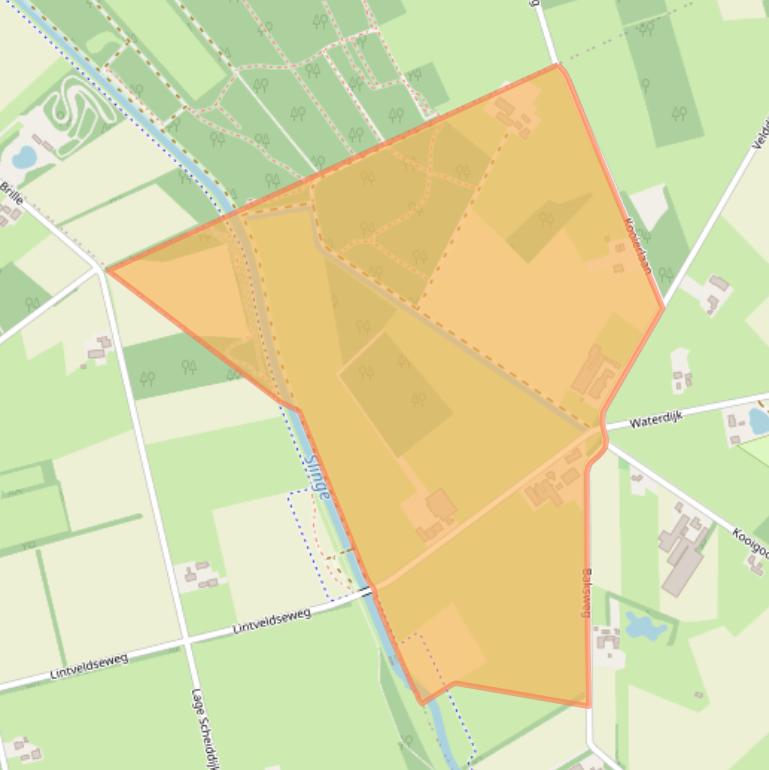 Kaart van postcodegebied 7156NE.