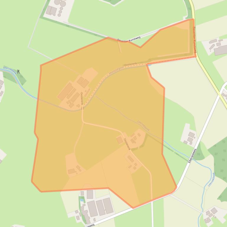 Kaart van postcodegebied 7156NS.