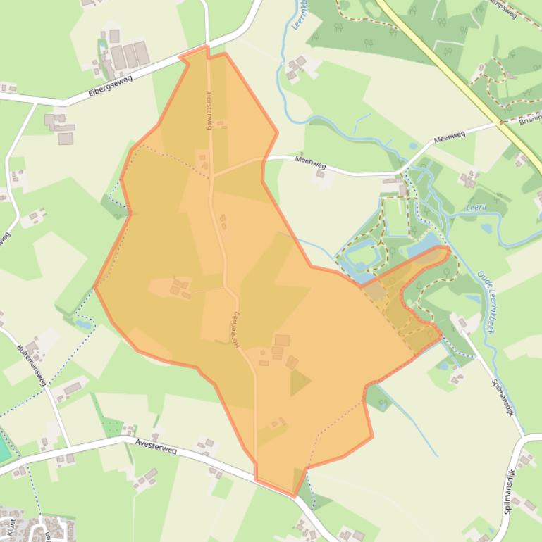 Kaart van postcodegebied 7156NT.