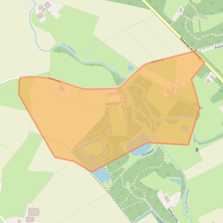 Kaart van postcodegebied 7156NX.