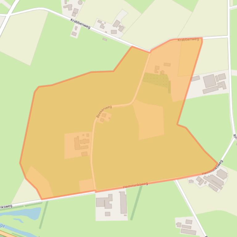 Kaart van postcodegebied 7156RT.