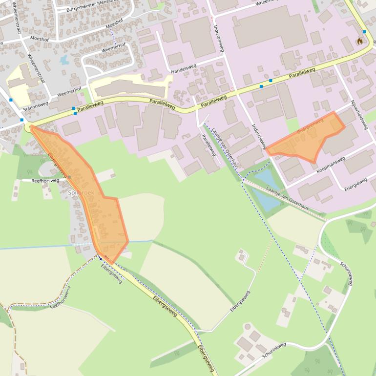 Kaart van postcodegebied 7161AJ.