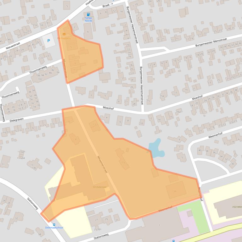 Kaart van postcodegebied 7161AN.