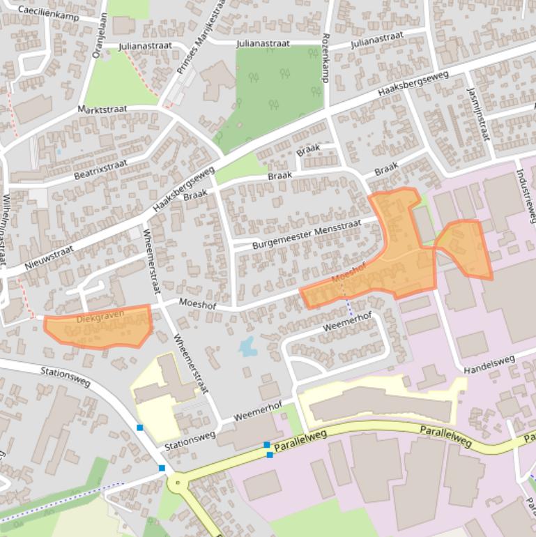 Kaart van postcodegebied 7161AT.