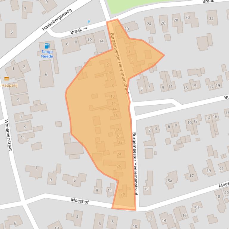 Kaart van postcodegebied 7161AV.