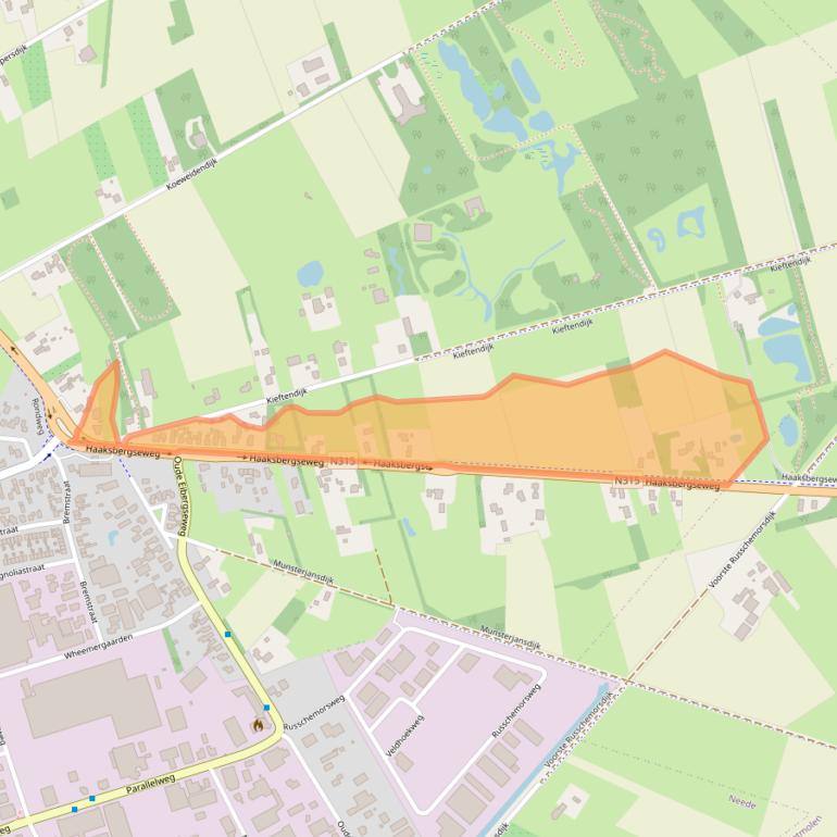 Kaart van postcodegebied 7161BH.