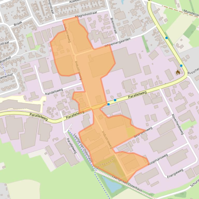 Kaart van postcodegebied 7161BX.