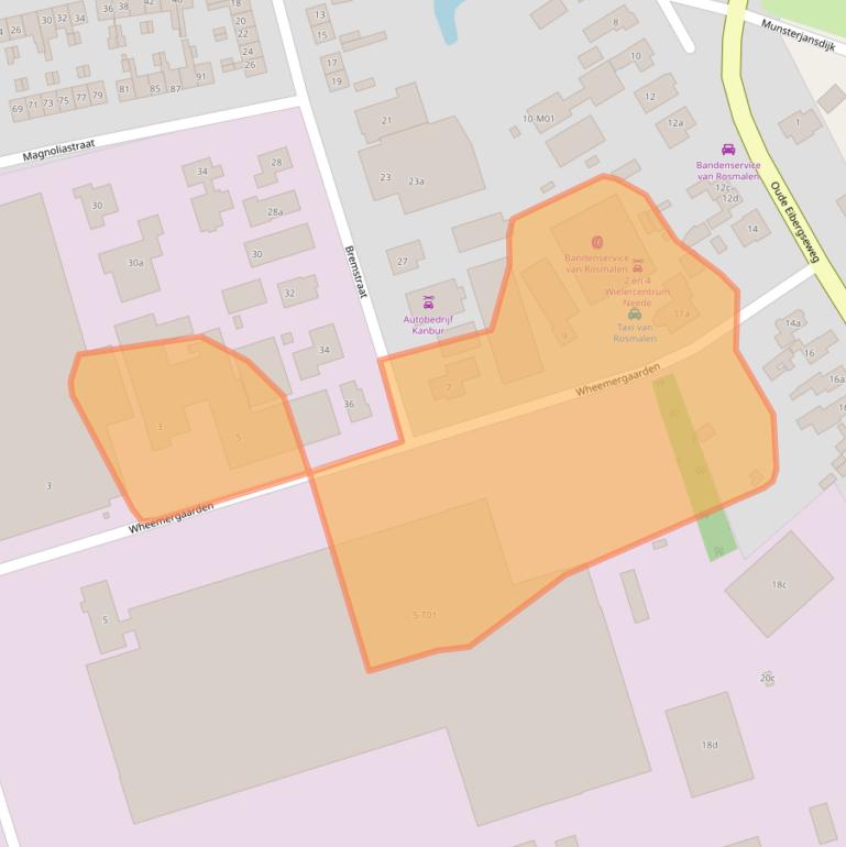Kaart van postcodegebied 7161BZ.