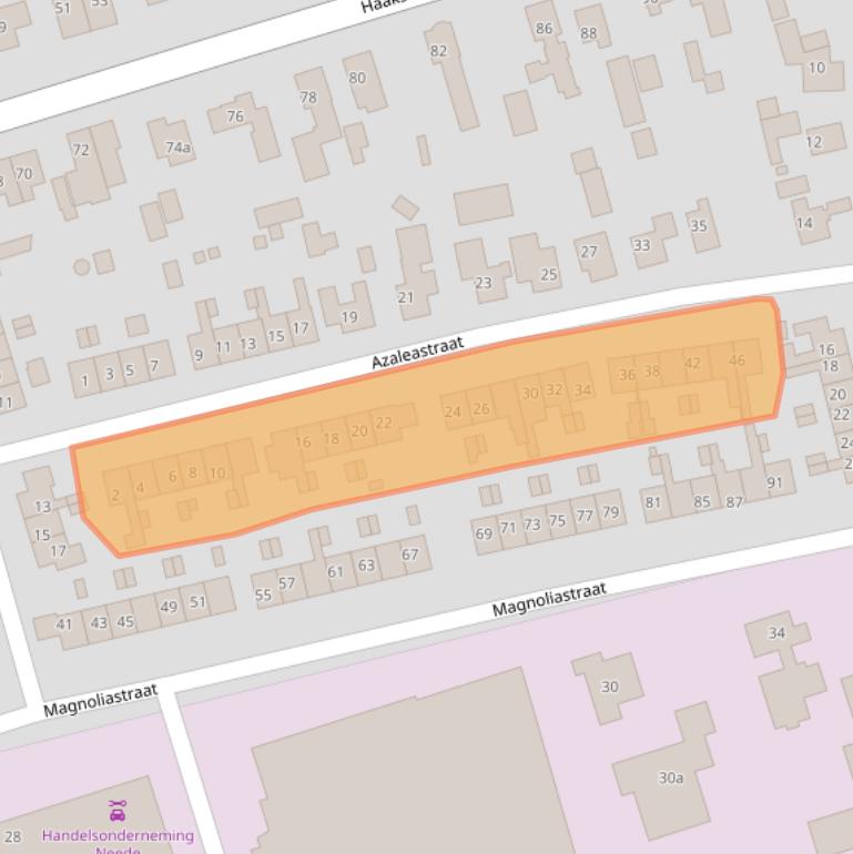 Kaart van postcodegebied 7161CC.