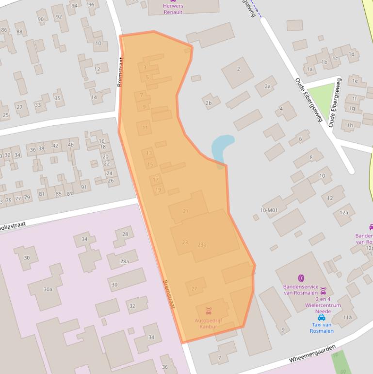 Kaart van postcodegebied 7161CD.