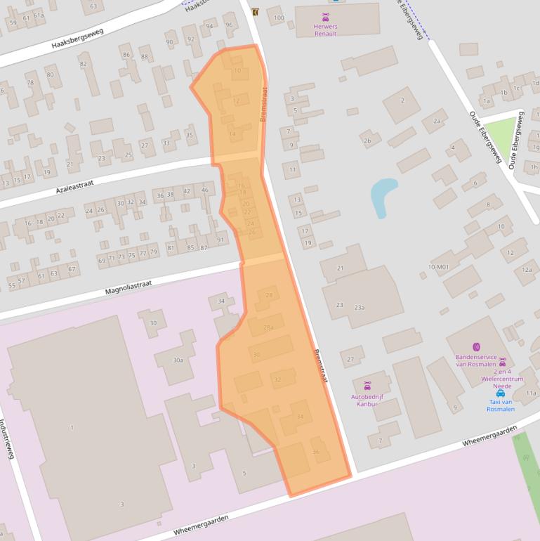 Kaart van postcodegebied 7161CE.