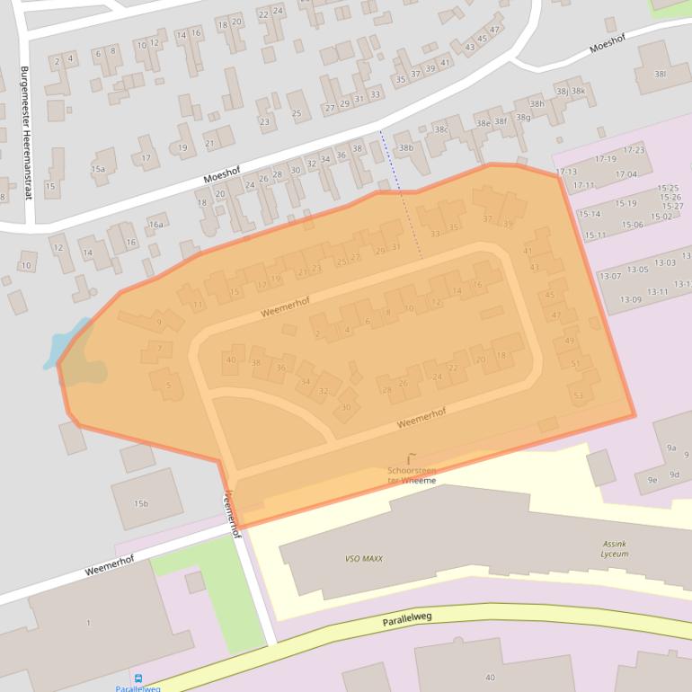 Kaart van postcodegebied 7161CG.