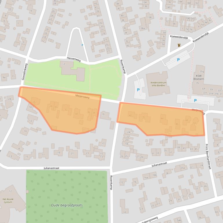 Kaart van postcodegebied 7161CM.