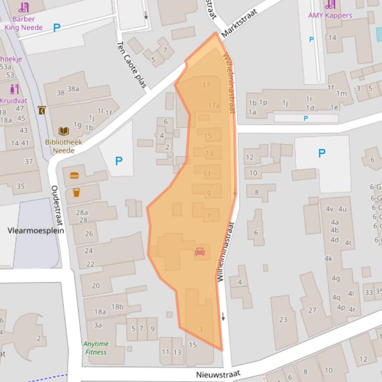 Kaart van postcodegebied 7161DA.