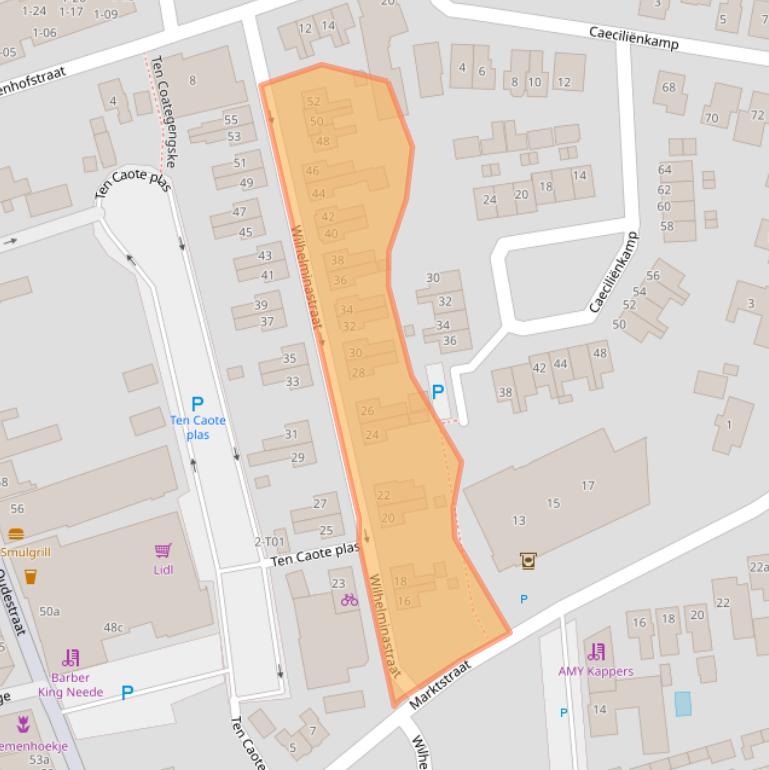Kaart van postcodegebied 7161DD.
