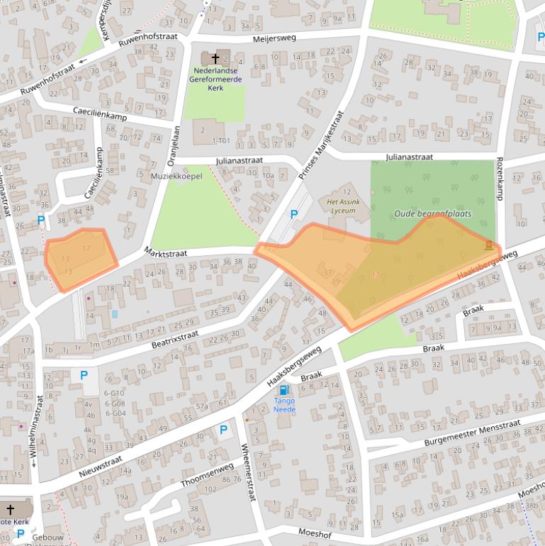 Kaart van postcodegebied 7161DG.